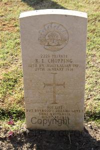 Ismailia War Memorial Cemetery - Chopping, Reginald Eric